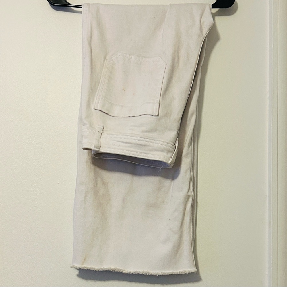 Vineyard Vines- White Denim Wide Leg Jeans, Size 29
